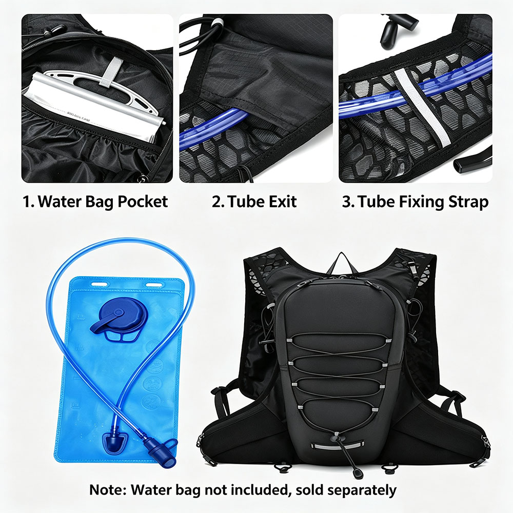 수분 보충 러닝 백팩 경량 방수 하이킹 조끼 팩 반사  - Reflective Jacket Running 리뷰 및 가격