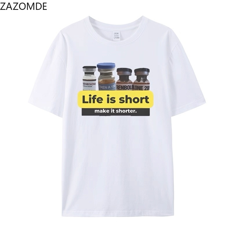 ZAZOMDE 빈티지 재미있는 인용문 프린트 티셔츠 인 - Street Fashion Quotes 리뷰 및 가격
