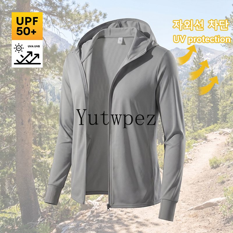UPF 50+ 남성용 자외선 차단 재킷 아이스 실크 쿨 - Reflective Jacket Running 리뷰 및 가격