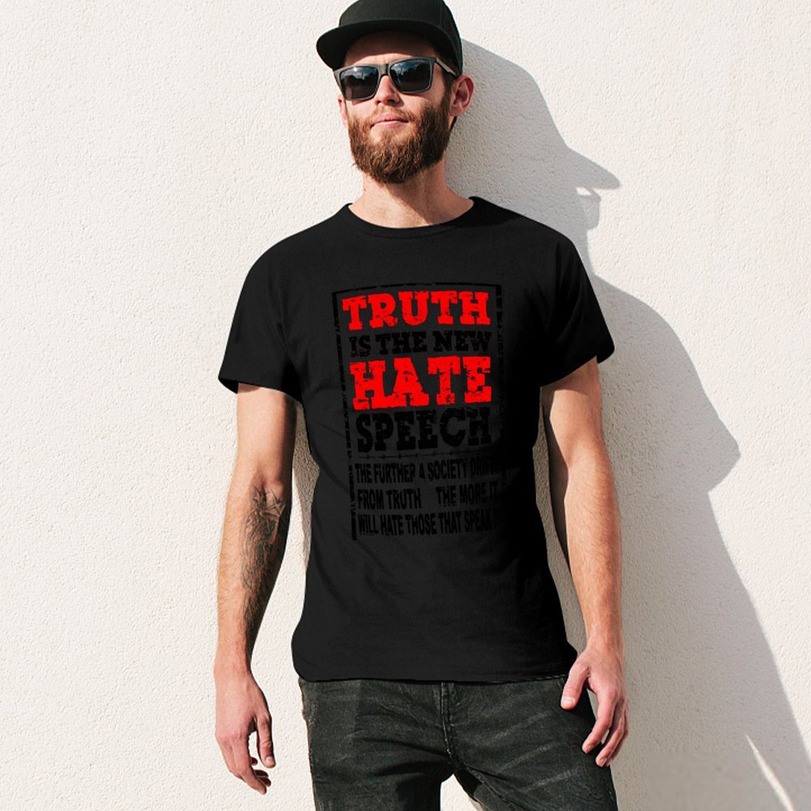 진실은 새로운 증오의 언어입니다 - 오웰의 명언 티셔츠 - Street Fashion Quotes 리뷰 및 가격