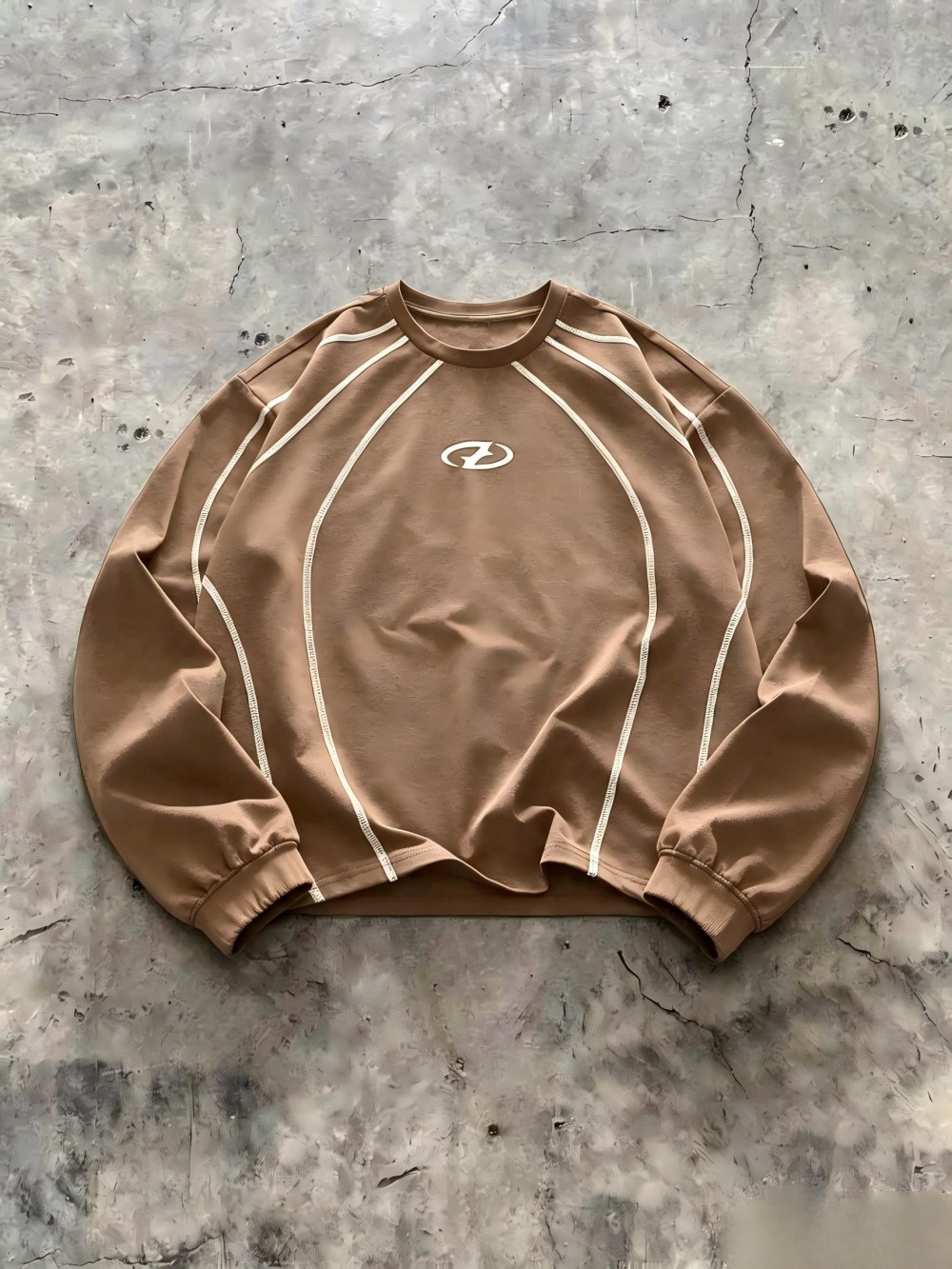 새로운 미국 남성 가을 미니멀리스트 레터 스트라이프 프 - Street Fashion News 리뷰 및 가격