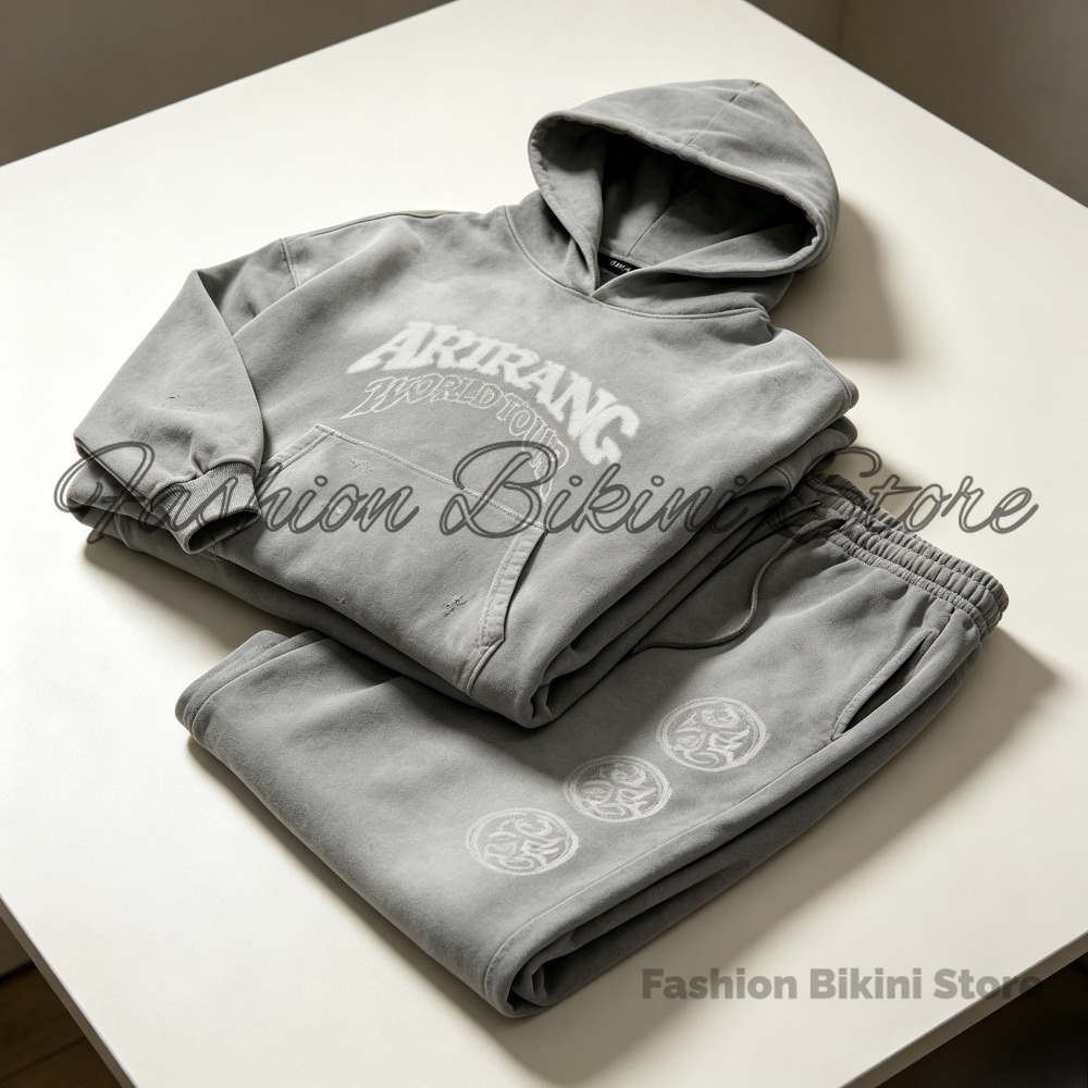 NEW 워시드 그레이 레트로 후디 3D 자수 아리랑 넘 - Street Fashion News 리뷰 및 가격