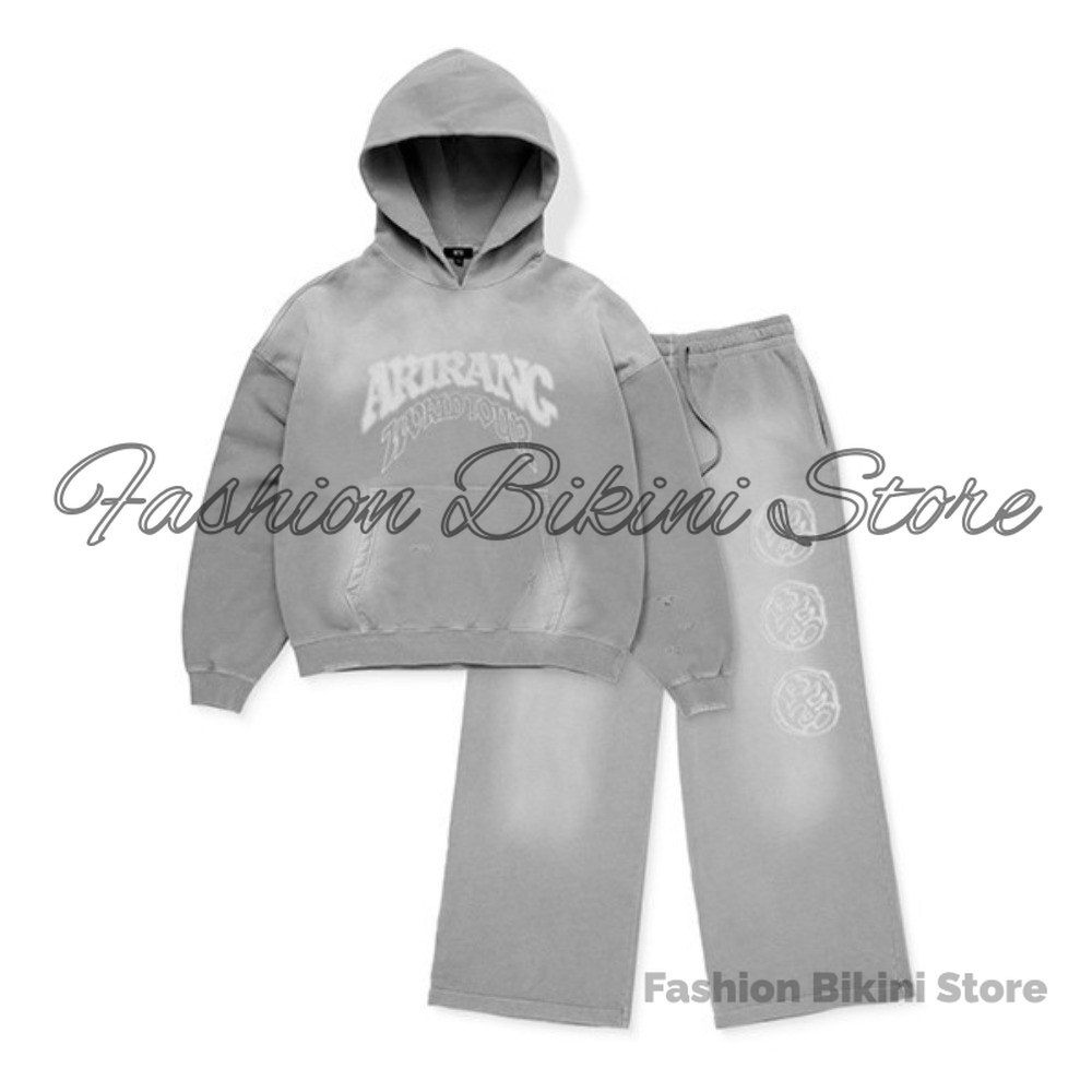 NEW 워시드 그레이 레트로 후디 3D 자수 아리랑 넘 - Street Fashion News 리뷰 및 가격
