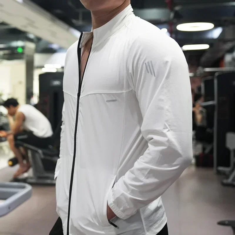 아이스 실크 얇은 셔츠 상의, 스포츠 러닝 코트, 자외 - Reflective Jacket Running 리뷰 및 가격