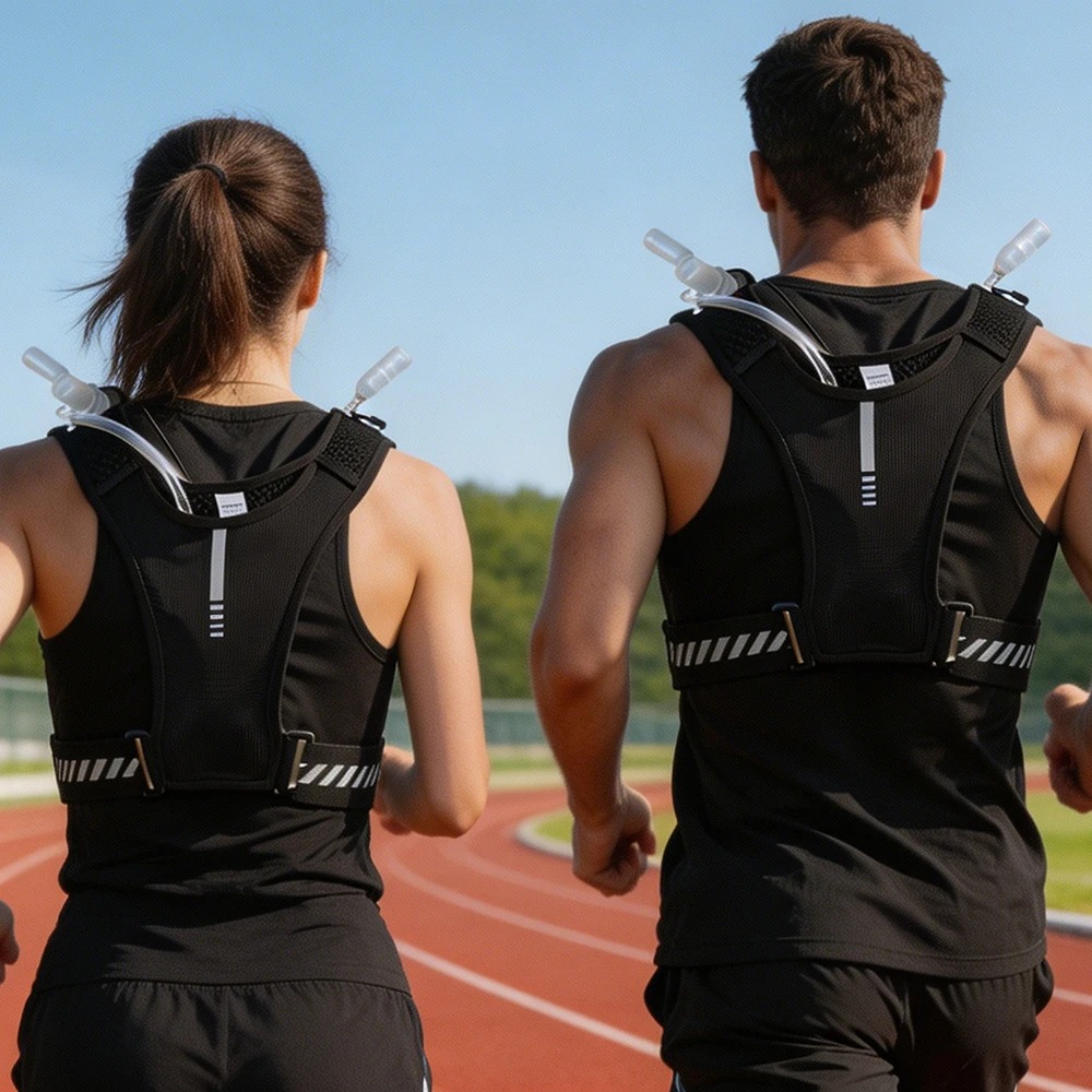 새로운 패션 스포츠 반사형 더블 숄더 조끼 팩 대용량  - Reflective Jacket Running 리뷰 및 가격