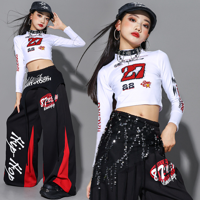 2025 재즈 댄스 의상 소녀 K팝 무대 공연 의상 크 - Street Fashion Show 리뷰 및 가격