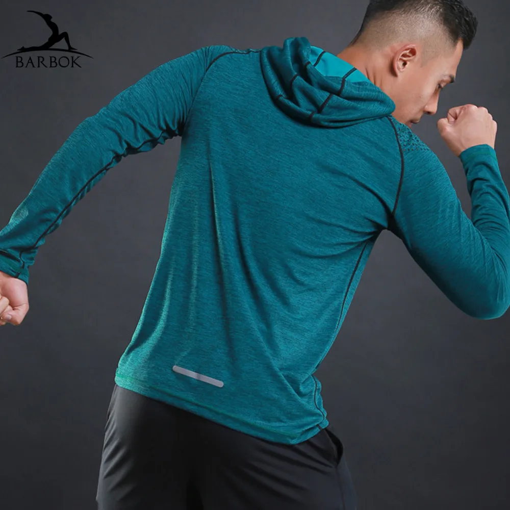 커플 남성을위한 새로운 후드 러닝 자켓 3 색 피트니스 - Reflective Jacket Running 리뷰 및 가격